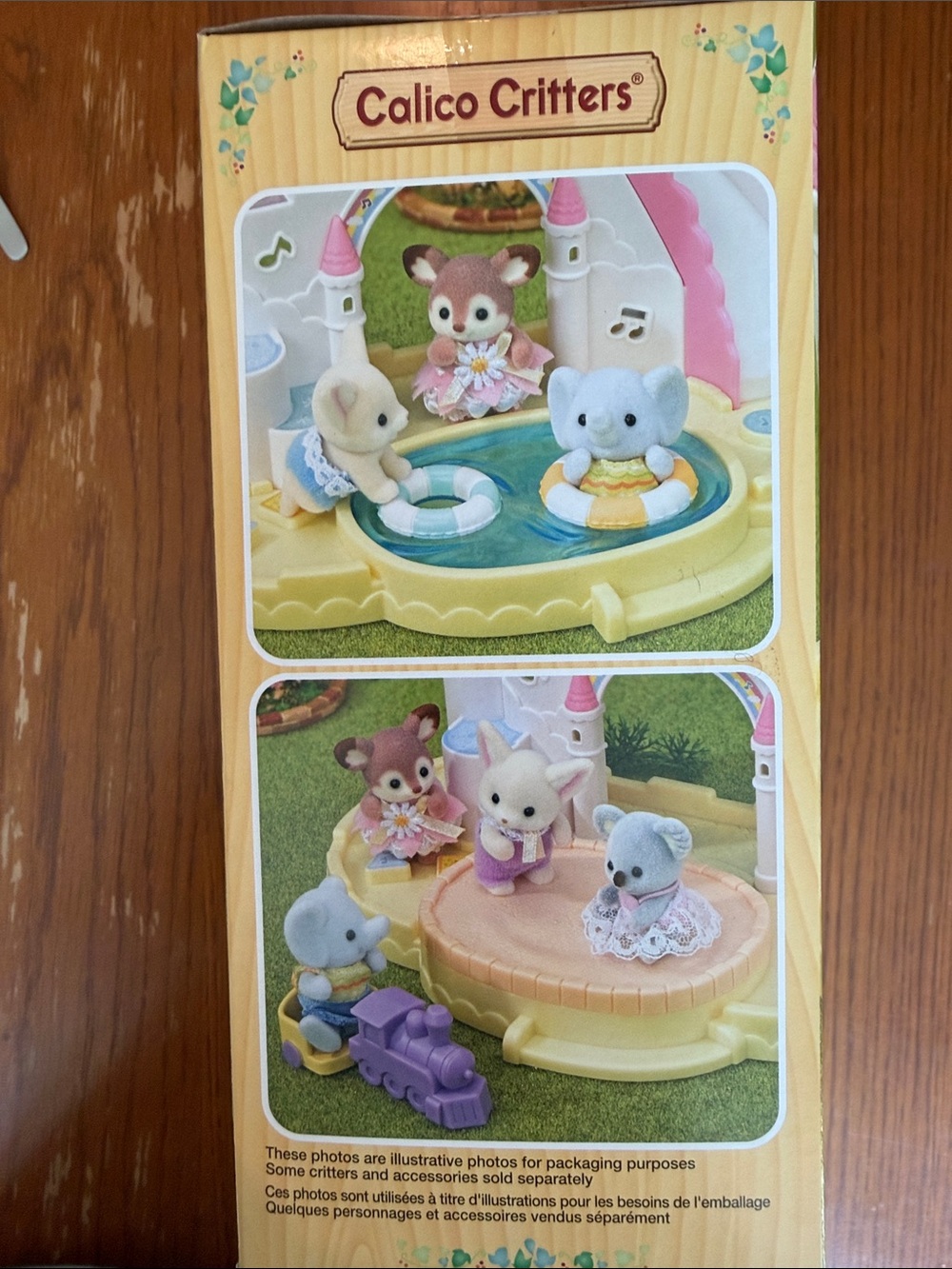 Calico Critters Nursery Sandbox & Pool Accessory Set- includes elephant NEW - Picture 2 of 8